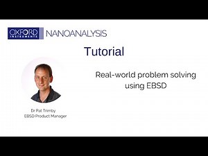 Real-world problem solving using EBSD