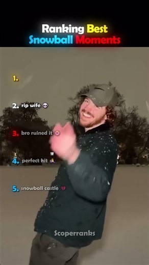 Ranking Best Snowball Moments 😭💔#usa #snowball #ranking #fails #fyp