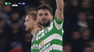 Celtic are level! 🍀 Greg Taylor's effort takes a massive deflection and finds the bottom corner of the Rangers' net 👀 #PremierSportsCup | Premier Sports