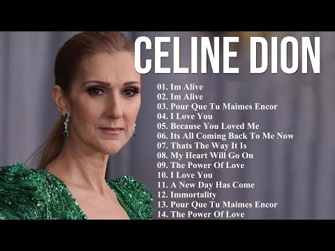 Celine Dion Full Album – Heartfelt Pop Ballads – My Heart Will Go On, The Power of Love