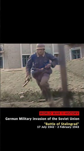 Battle of Stalingrad, a major battle on the Eastern Front of World War II #ww2 #military #panzer