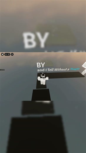 Roblox Obby With Lyrics Hits Different 😭💙 Blue by Yung Kai Is Pure Vibes #roblox #shorts