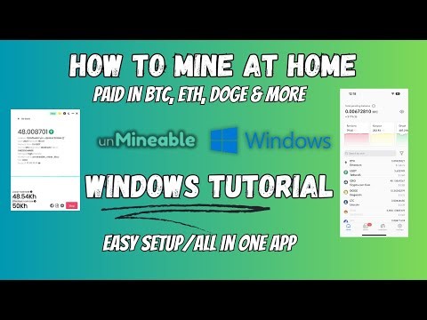 How to mine with Home PC | Paid in BTC/ETH/DOGE & More | Unmineable | Nicehash Alternative | CPU/GPU