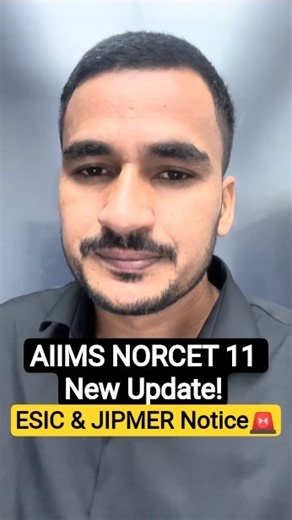 ESIC & JIPMER Important Notice 🚨#esic #jipmer #norcet11 #nursingupdates #norcet2026 #conceptrna