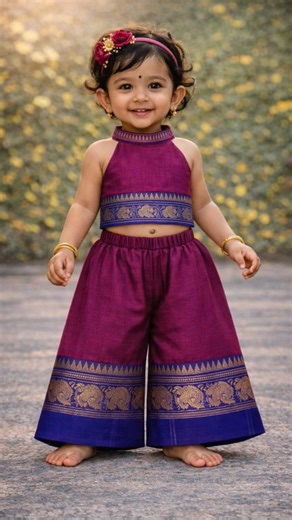 Beautiful Chettinad Cotton co ordSet for Kids 💛 | Custom Order Soft & Traditional #trending #viral