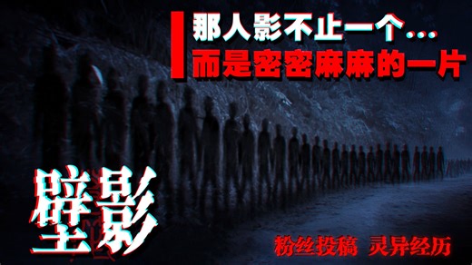 那人影不止一个...而是密密麻麻的一片 206#壁影 | 苍笙诡画