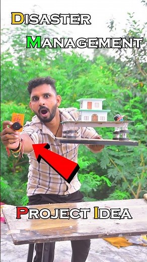 Disaster Management Project Idea for Inspire Award #science #trending