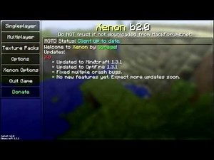 ★ Minecraft 1.3.1 & 1.3.2 Hacked Client - Xenon, ft. Superman