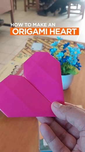 How to Make an Origami Heart Tutorial