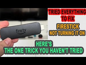 Amazon Firestick Won’t Turn On: How to Fix - Here's the One Trick You Haven't Tried!
