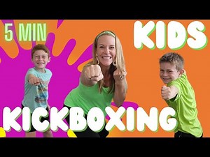 Kids Kickboxing Workout | 5-minute Brain Break | Cardio Kickboxing Workout For Kids At Home