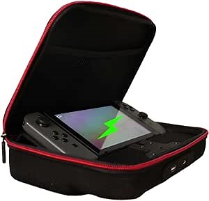 12000mAh Premium Magnetic Charging Battery Case for Nintendo Switch-Charge and Organize NS on The go