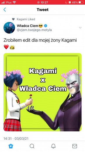 Pamiętajcie że ja robię to dla beki, bo mój ulub ship to Adrienette🤪💗