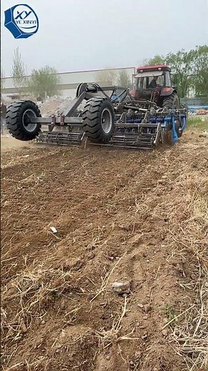 Disc Harrow Working on Two Soil Types Tillage & Compaction Demo #grainbinsilostiffenerproductionline