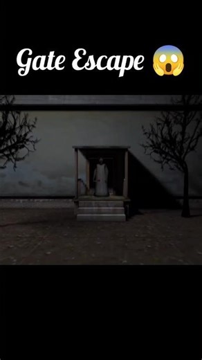 Granny House gate Escape 😱 Granny game play video #ytshorts #granny #ytshorts #viralvideo 😀