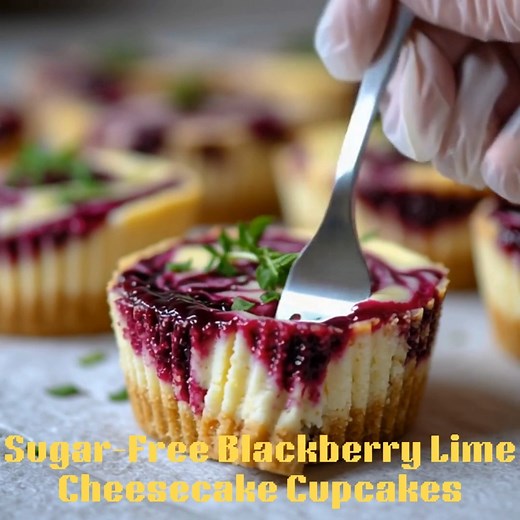 13K views · 156 reactions | Sugar-Free Blackberry Lime Cheesecake...