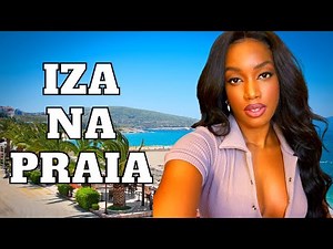 CANTORA IZA NA PRAIA QUASE NUA LEVA FÃS À LOUCURA