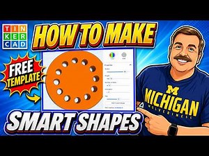Tinkercad Smart Shapes: Reusable, Adjustable Parts in Minutes! 💯🔥
