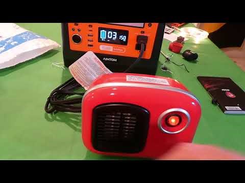 Soleil 250 Watt Ceramic Heater unboxing and operation, Walmart buy $12.99