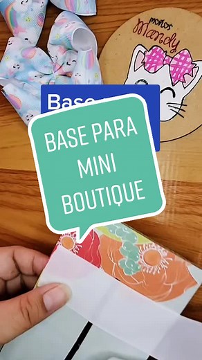 Base para Mini Boutique: Tutorial Creativo de Moños