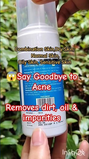 Honest Review 😱 The Derma Co 1% Salicylic Acid Face Wash for Acne-Prone Skin#dermaco#viralshort#acne