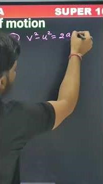 Derivation of Equations of Accelerated Motion by Simple Methods #equationsofmotion