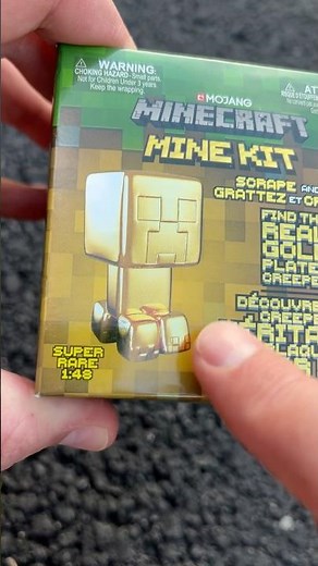 Minecraft Mining Kit (1/48 Golden Creeper!)