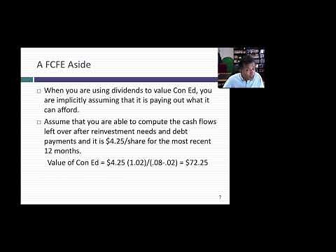 Session 8: Introduction to Equity Valuation