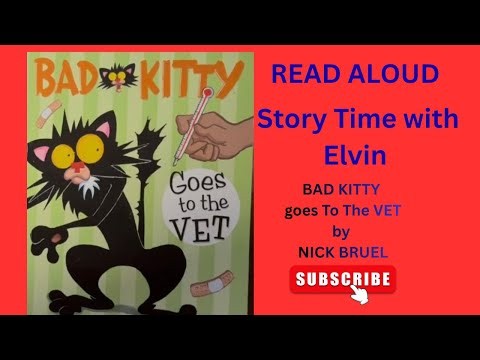 BAD KiTTY Goes to the VET #readaloud #story #shorts #storytime #funny #books #booktok #booktube #fun