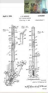 John Garand's loader for loading magazines for his M1 Garand rifle, 1944