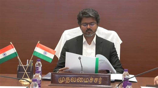 .@CMOTamilnadu Thalapathy Vijay is doing the forensic audit that should have happened years ago. The 'audio' is muted because sensitive state financial data is being discussed, not because there's nothing to say. Mocking it shows the trolls don't understand how a Secretariat works...hope they'll atleast have answers to the white paper on Tamil Nadu's fiscal health that he'll release soon! 👍