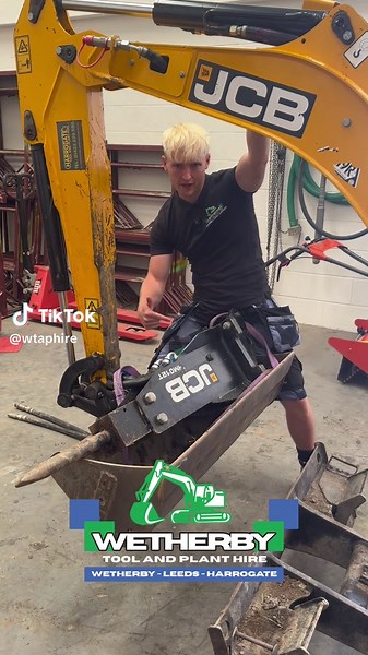 💥 Smash through concrete like it owes you money! Our hydraulic breaker (aka the pecker) fits straight onto your digger and turns it into a demolition machine. 🧱 Driveways 🪨 Rock 🏚️ Footings If it’s in the way — it’s not for long. Available now at WTAP — bring the noise, break the ground. #PeckerPower #BreakerAttachment #ToolHire #PlantHire #DiggersThatDeliver #WTAPHire #SmashItUp #YorkshireHire #groundworks