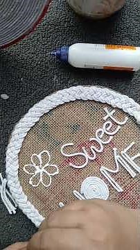 DIY Sweet Home Wall Hanging | Handmade Rope Art | Easy Home Décor Idea