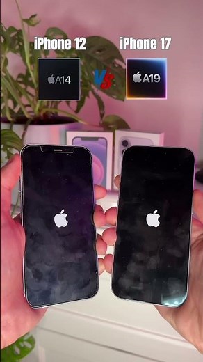iPhone 12 VS iPhone 17 Speed Test 👀