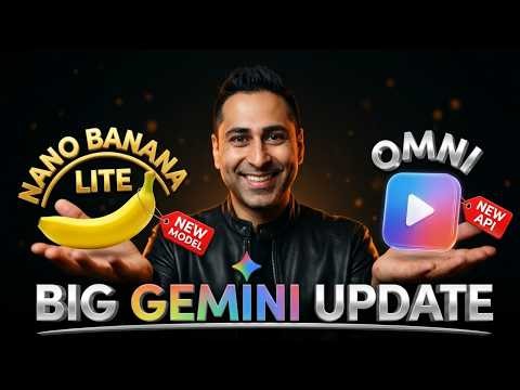 Google's NEW AI Updates Nano Banana LITE and Omni are INSANE