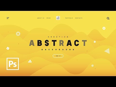 How to Create Modern Background for Website in Photoshop | Tutorial