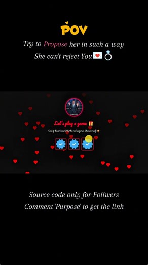 Purpose Love Website Using HTML & CSS | Aesthetic Mini Project