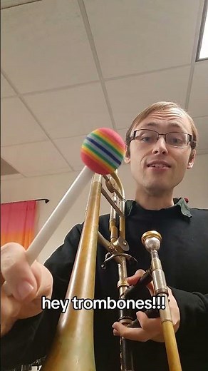 how to play every note in first position #trombone #funnytrombonenoises