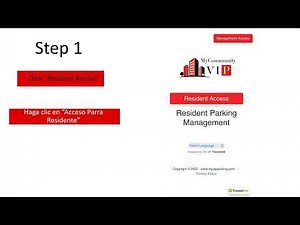 How to create your My Community Vip Profile for Resident Registration.