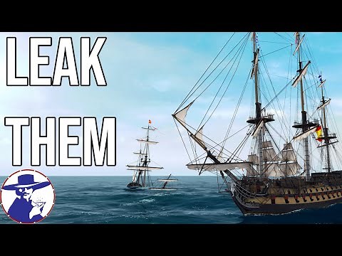 Sink them FAST! Naval Action Multiplayer Guide to Leaking