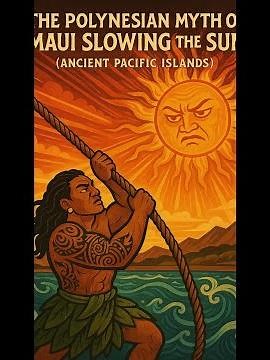 The Polynesian Myth of Maui Slowing the Sun (Ancient Pacific Islands) #Mythology