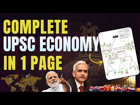 Master UPSC Economy in 30 Mins | Entire Syllabus Covered in 1 Page | Strategy for UPSC 2026