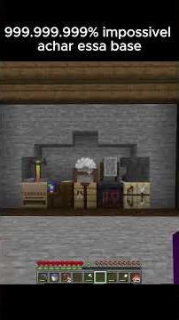 impossivel achar essa base #minecraft