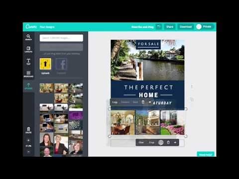 How to create real estate flyers with Canva
