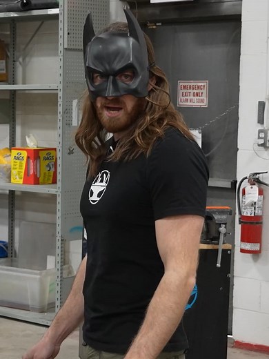 First try of course #trickshot #batman #batarang