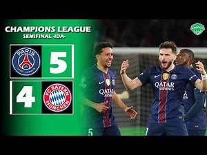 ✅ LLUVIA de GOLES en París 🏆 PSG GANÓ POR LA MÍNIMA en un PARTIDAZO ante el BAYERN MÚNICH 🔥