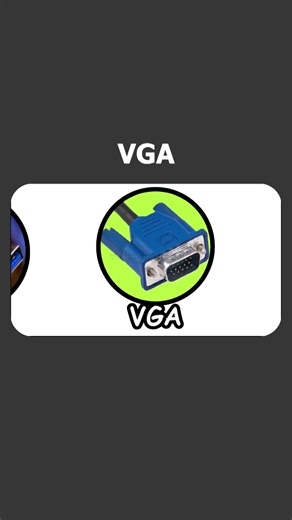 How It Works on Instagram: "VGA. VGA (Video Graphics Array) is a standard for displaying images on monitors, introduced by IBM in 1987. It was widely used for computer displays, offering a resolution of 640x480 pixels with 16 colors (or 256 colors in some configurations). VGA has become a foundational graphic standard and has been succeeded by newer technologies, but its legacy still influences modern display formats. The term "VGA" is often used generically to refer to any standard video connec