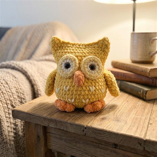 Crochet Owl Pattern, Amigurumi Owl PDF, Cute Owl Plush Toy Design, Beginner Friendly - Etsy