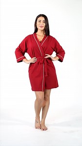 Watch cotton robe Video on Amazon Live
