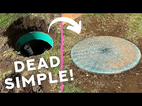 How to Install a Septic Tank Riser the Easy Way!
